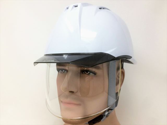 DIC AA11EVO-CSW ワイドシールド面付き作業用ヘルメット（通気孔付き 