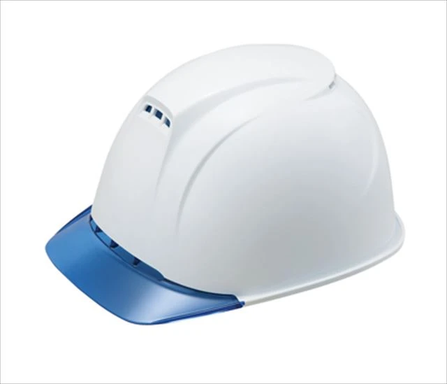 涼しい 洗える エアライト2 透明ひさし 工事用ヘルメット 雨天対応通気孔付き 谷沢製作所 ST#1830-JZ 『ヘルメッシュ3 飛翔スペシャル』 W-1 白ヘルメット / V-5 ブルーバイザー 谷沢製作所 ST#1830-JZ エアライト2 涼しい 洗える 作業用 工事用 ヘルメット 飛翔スペシャル ヘルメッシュ3 白 ブルーバイザー