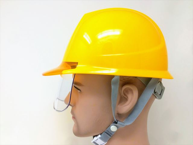 超爆安 まとめ 谷沢製作所 大型シールド面付ヘルメット 溝付 ホワイト 0162-SD-W8-J 1個