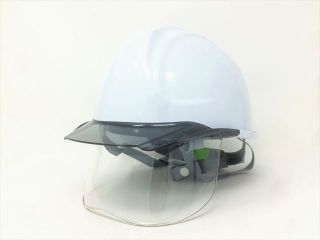 DIC SYA-CSKP コンパクトシールド面付き作業用ヘルメット（通気孔なし