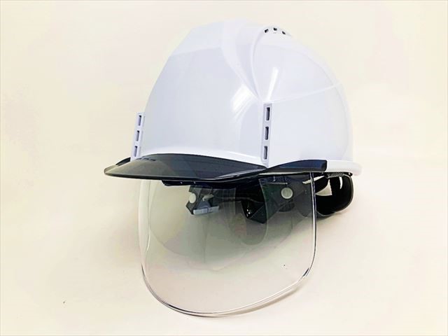 スミハット KKC3S-B 大型シールド面付き作業用ヘルメット（通気孔付き/ライナー入り） | 工事用ヘルメット通販・名入れの専門店 浜田 | 作業・ 建築・建設・高所・電気・防災
