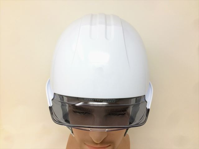 谷沢製作所（タニザワ） ST#162V-SD　大型シールド面付き作業用ヘルメット（通気孔なし/ライナー入り）