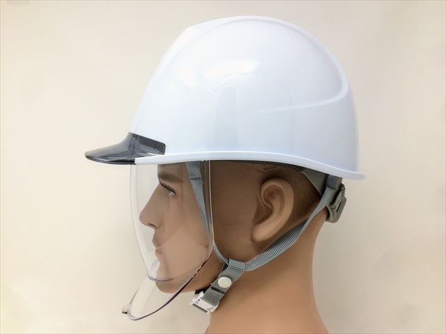 最新アイテム まとめ 谷沢製作所 大型シールド面付ヘルメット 溝付 ホワイト 0162-SD-W8-J 1個 21