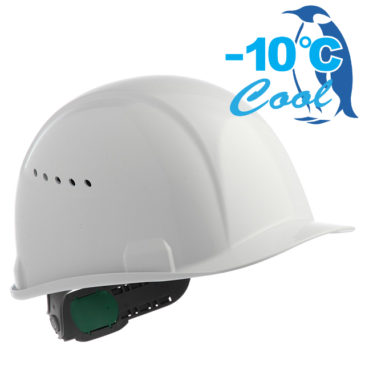 【新商品】－10℃！ Nクール遮熱練込み安全ヘルメット（通気孔付き）【熱中症対策】