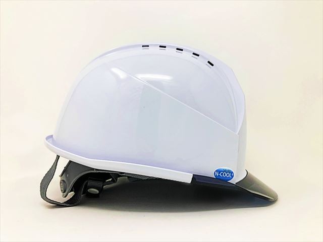 スミハット KKC3-B-NCOOL Nクール 透明ひさし遮熱ヘルメット（通気孔付き/ライナー入り）  工事用ヘルメット通販・名入れの専門店 浜田   作業・建築・建設・高所・電気・防災