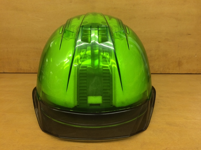 安全ヘルメット スケルトン 透明 DIC AA11-CS