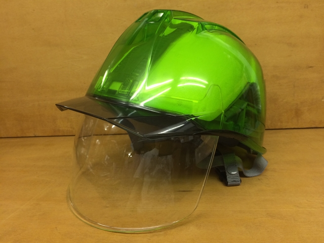 安全ヘルメット スケルトン 透明 DIC AA11-CS