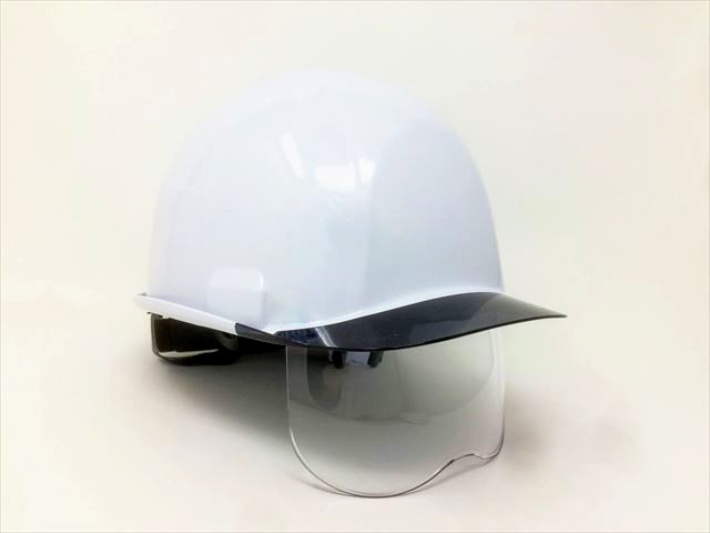 スミハット SAX2S-A 3Dハーフシールド面付き作業用ヘルメット（通気孔なし/薄型エアシート） 工事用ヘルメット通販・名入れの専門店 浜田  作業・建築・建設・高所・電気・防災