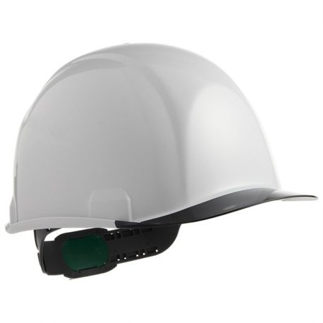 スミハットの電気工事対応ヘルメット（通気孔なし）SAX2-A