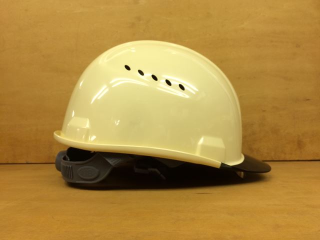 安全ヘルメット 住べテクノプラスチック SAX2CS-A　シールド面付き 作業用ヘルメット