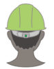 安全ヘルメット 作業用ヘルメット 保護帽 住ベテクノプラスチック かぶり方