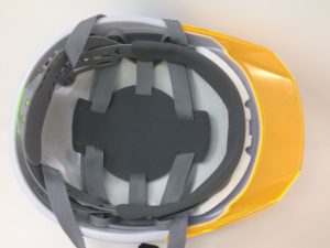 ヘルメット 作業用 安全 工事用 保護帽 透明ひさし クリアバイザー DIC AA11 AP11 HA3内装