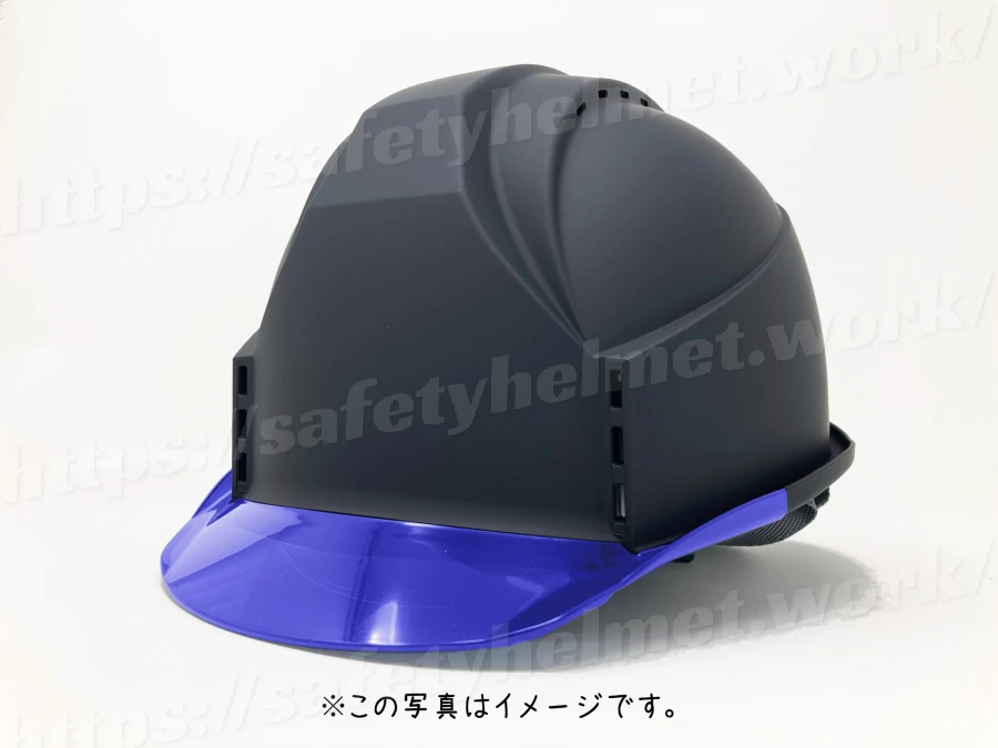 つや消しマット塗装】スミハット KKC3-B 透明ひさし作業用ヘルメット