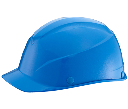 谷沢製作所の軽いヘルメット（FRP樹脂製） 青色
