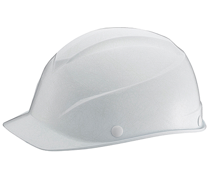 谷沢製作所の軽いヘルメット（FRP樹脂製） 白色