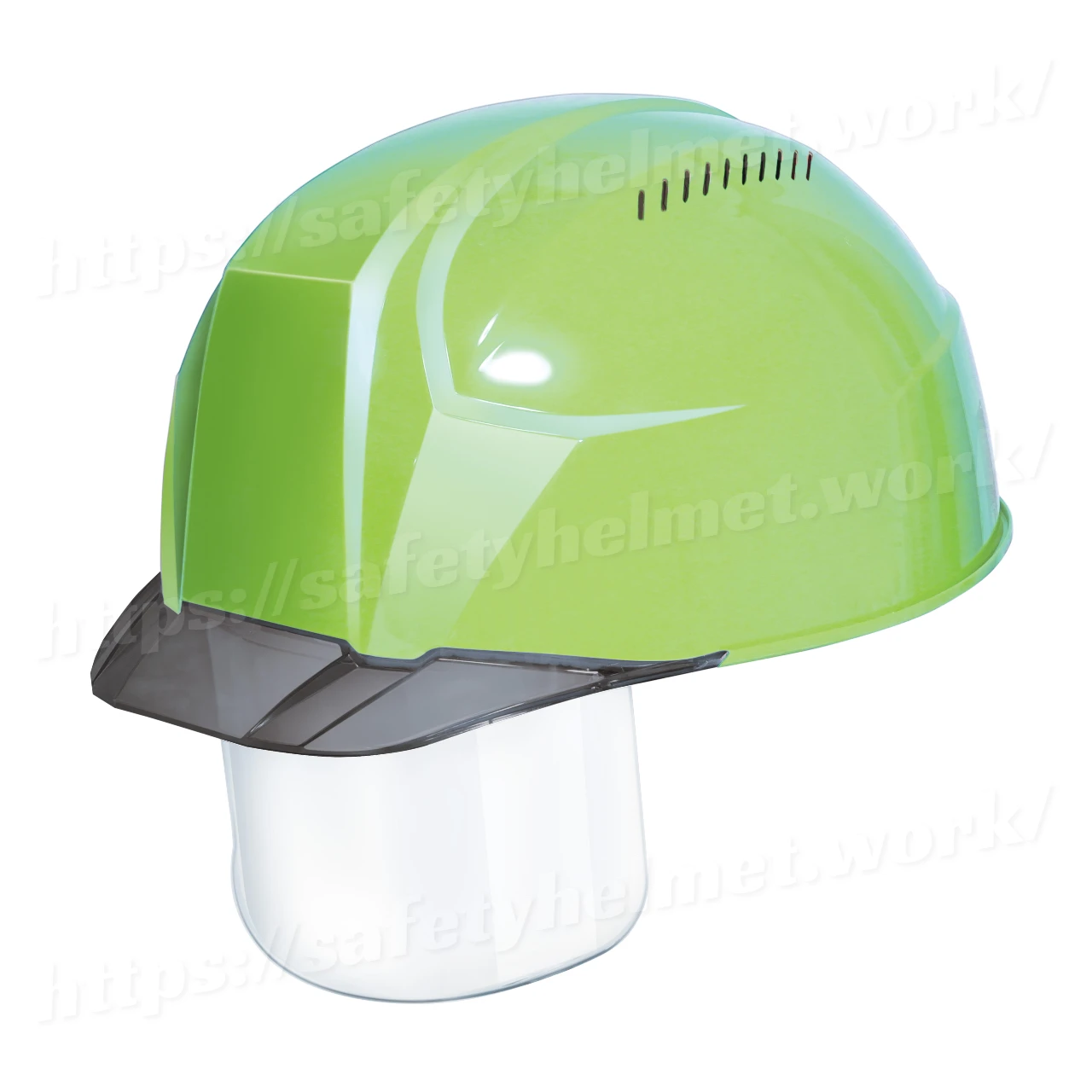 dic-lightest-helmet-keijin-shield-aa23csv-freshgreen-smoke