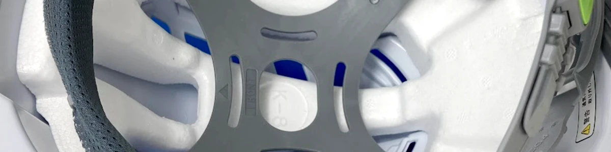 発泡スチロール入り作業用 工事用ヘルメット